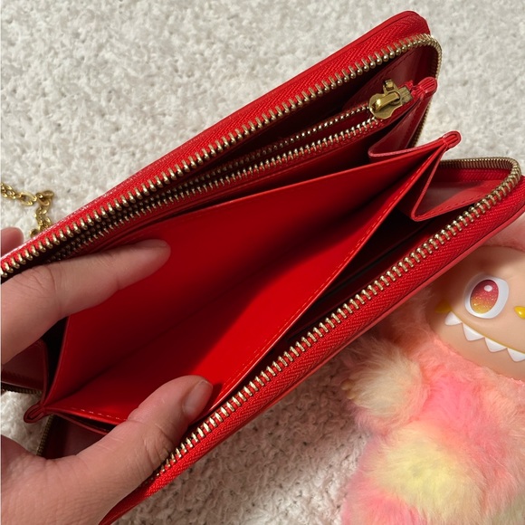 Louis Vuitton RedOrange Vernis Wallet - Picture 6 of 14